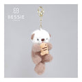CUTE SEA OTTER PLUSH BAG CHARM
