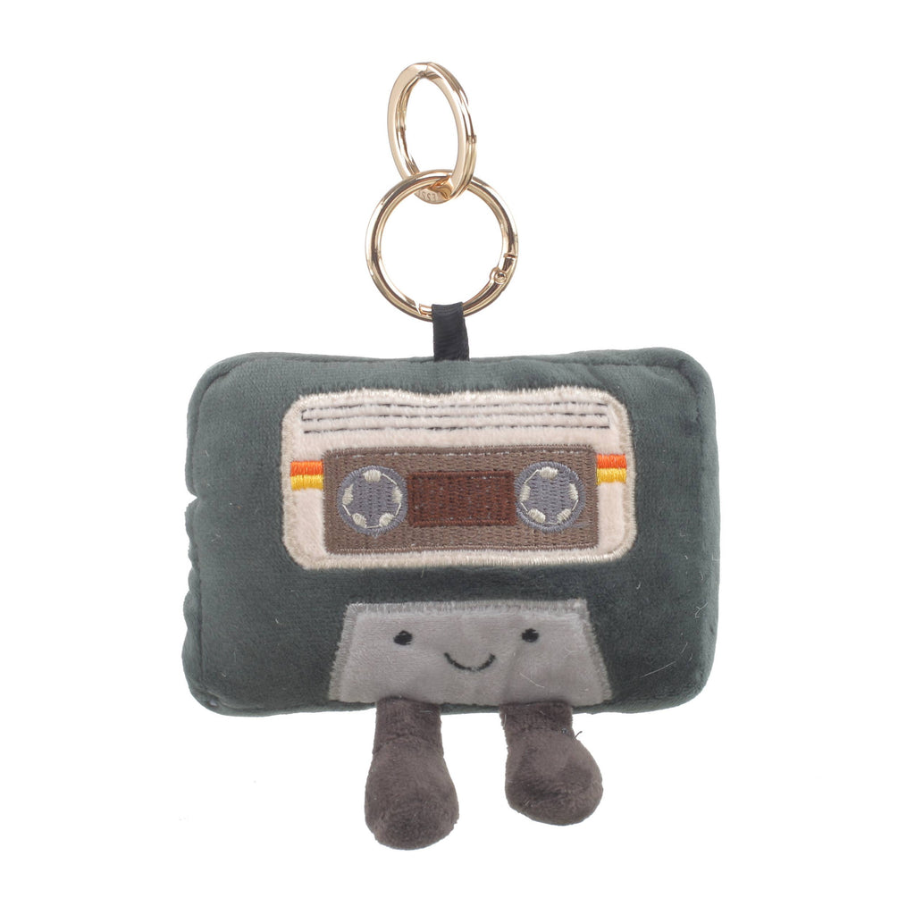 PLUSH CASSETTE BAG CHARM