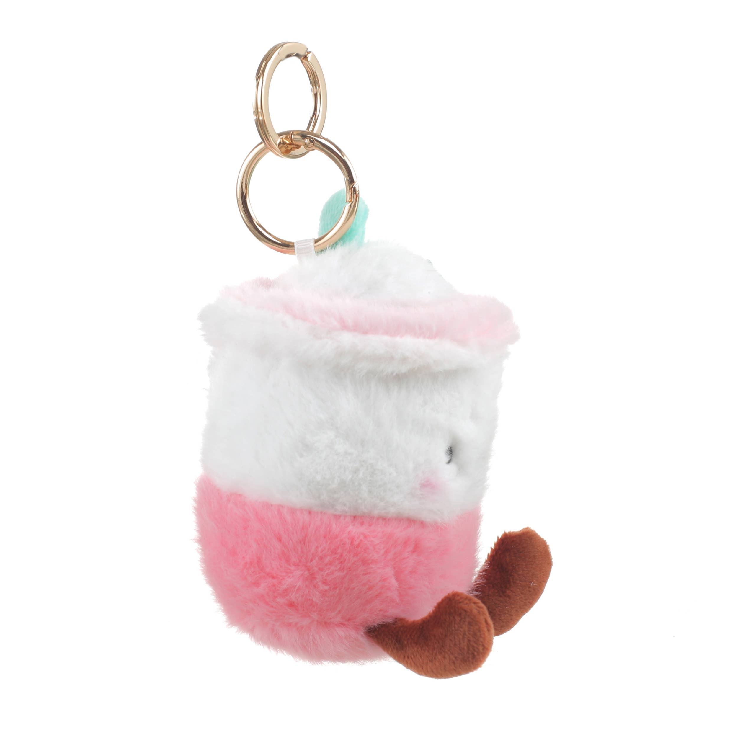 PLUSH ICED COFFEE BAG CHARM